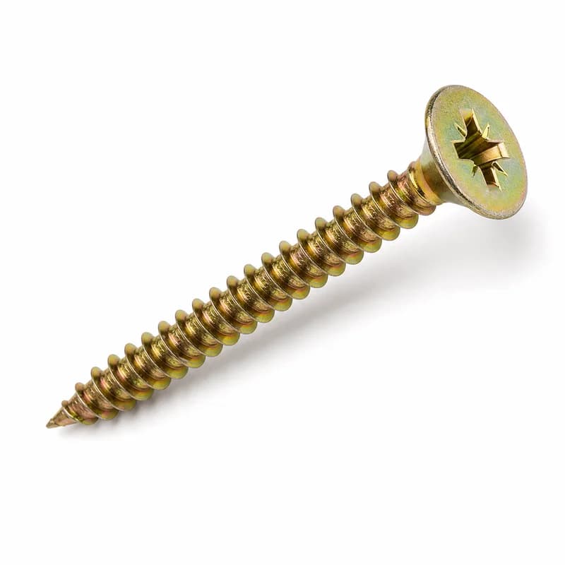 Countersunk head self-tapping screws with cross recess